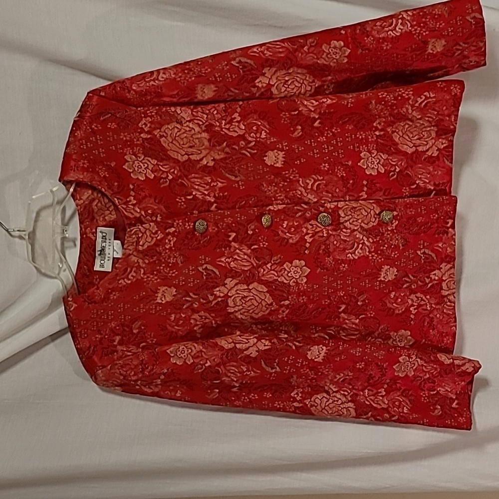 Vintage red dressy jacket